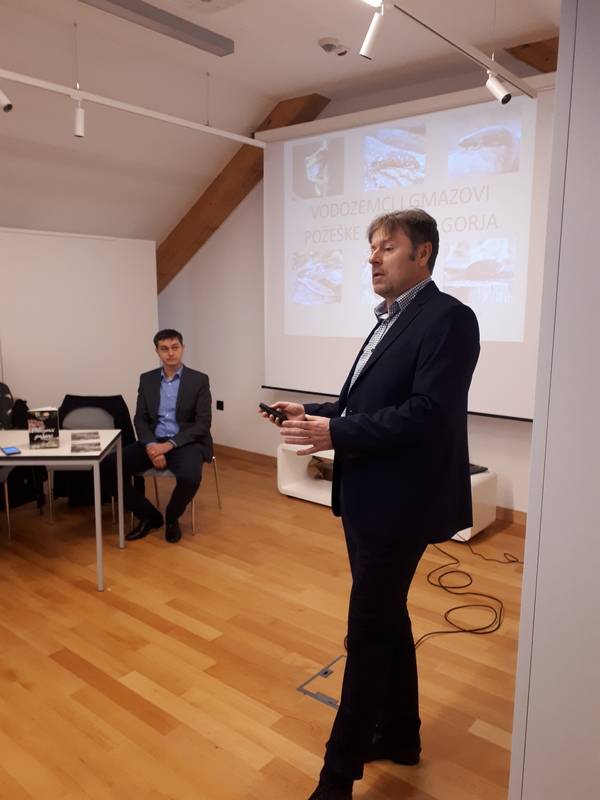 Održana promocija knjige Vodozemci i gmazovi Požeške kotline i gorja autora Ivice Samarđića, Ive Galić i Frane Barišića