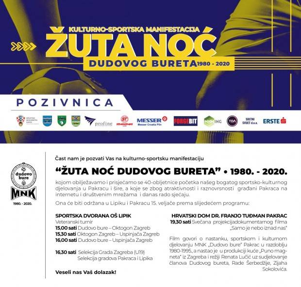 Kulturno-sportska manifestacija povodom 40 godina djelovanja ʺDudovog buretaʺ
