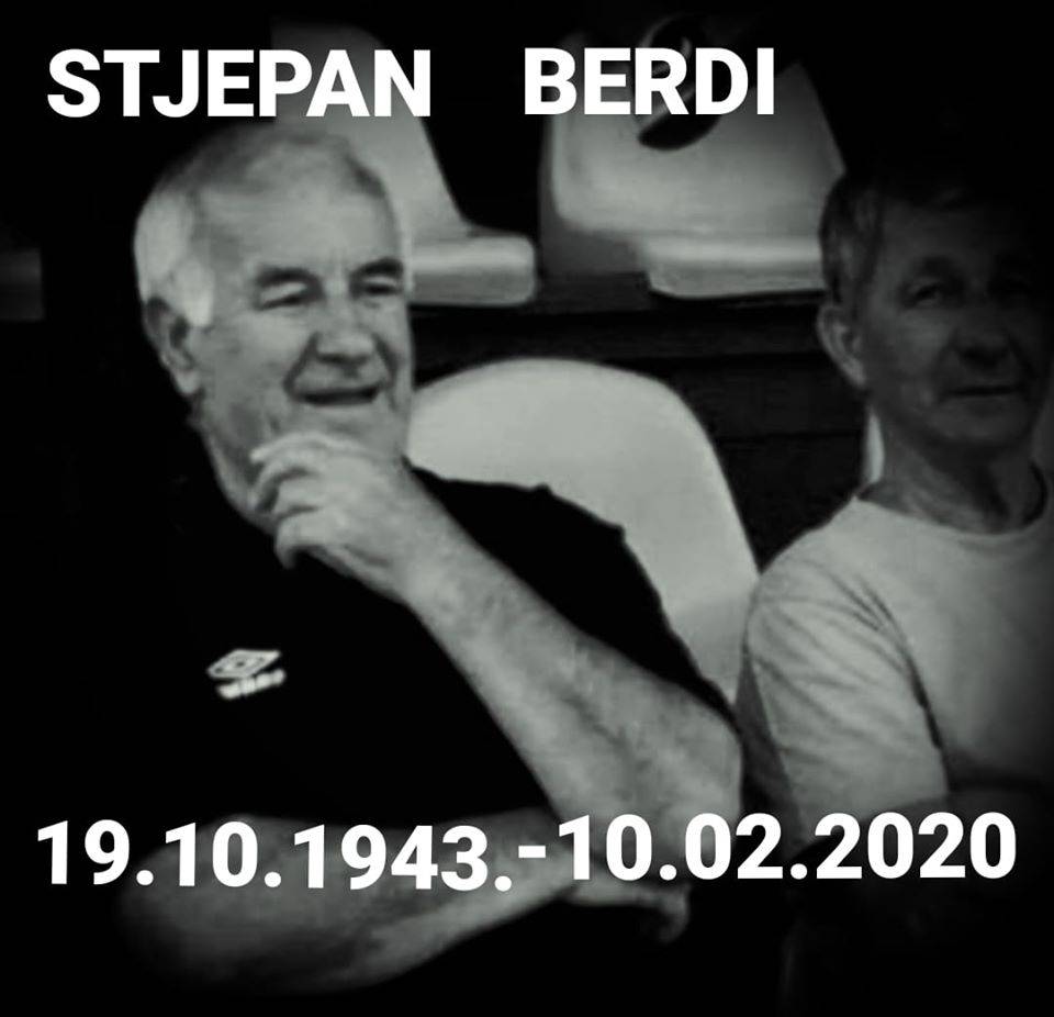U 77. godini napustio nas je Stjepan Berdi, dugogodišnji igrač nogometnog kluba Slavonija