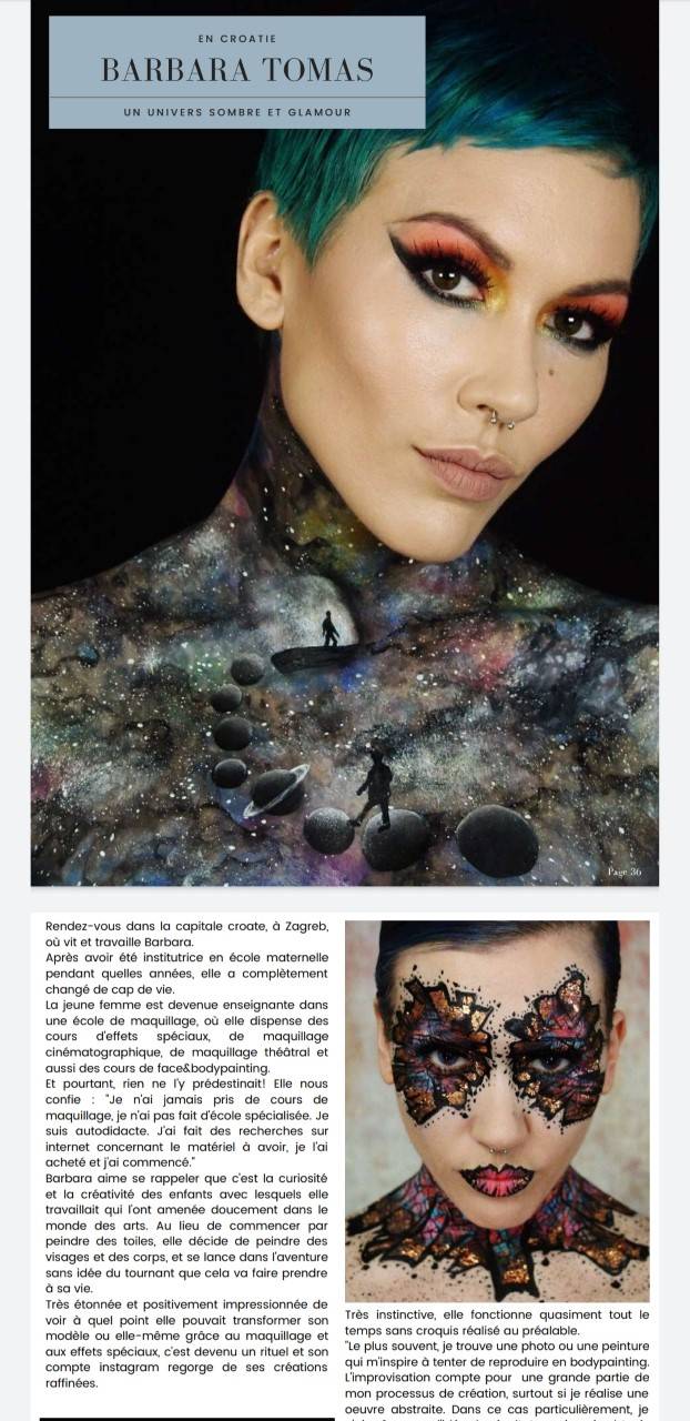 SVJETSKA, A NAŠA: Požežanka Barbara (BrushBara) u francuskom časopisu