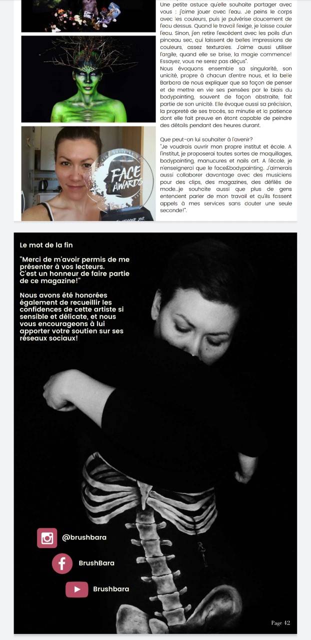 SVJETSKA, A NAŠA: Požežanka Barbara (BrushBara) u francuskom časopisu