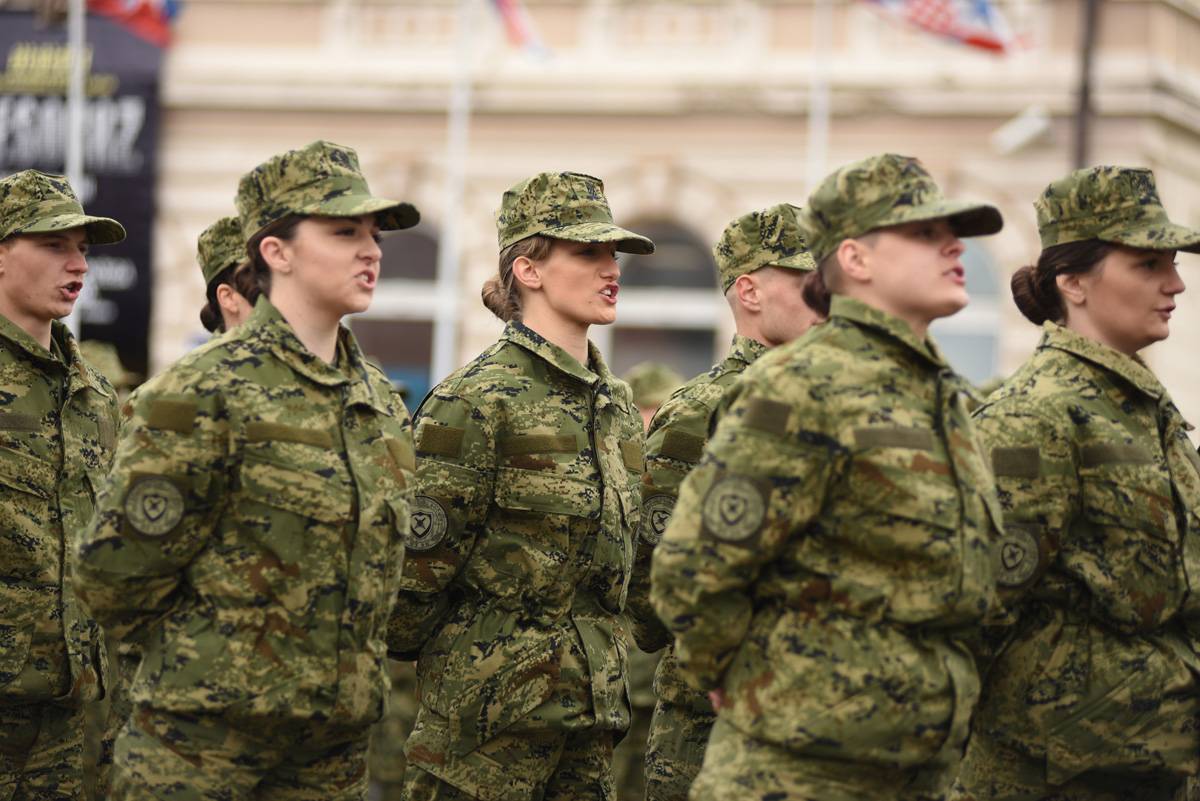 Sutra u Požegi svečana prisega 28. naraštaja ročnika u vojarni 123. brigade