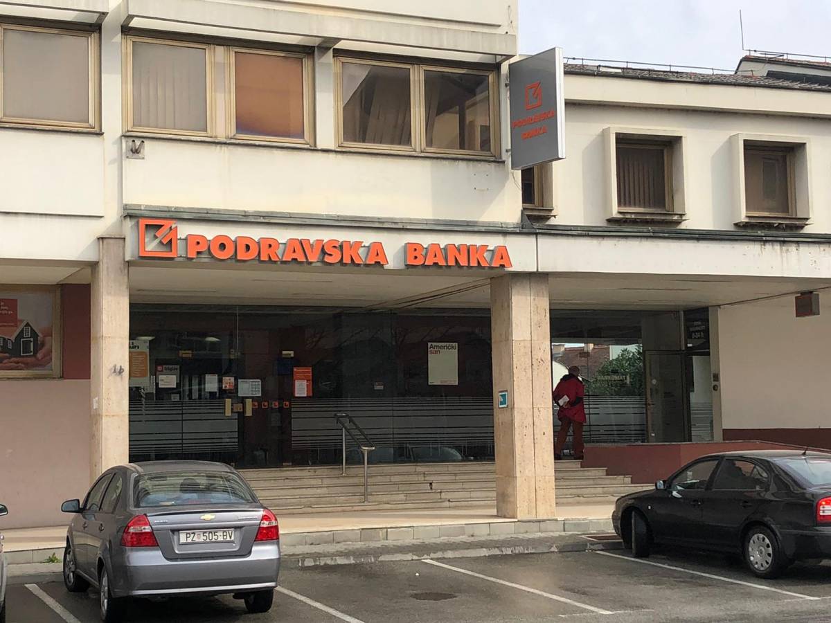 Priopćenje Podravske banke u vezi njihove zaposlenice, koja je pod sumnjom na virus COVID-19