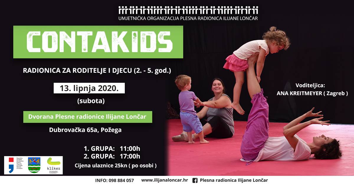 Prijavite se na CONTAKIDS interaktivne radionice za roditelje i djecu od 2 do 5 godina
