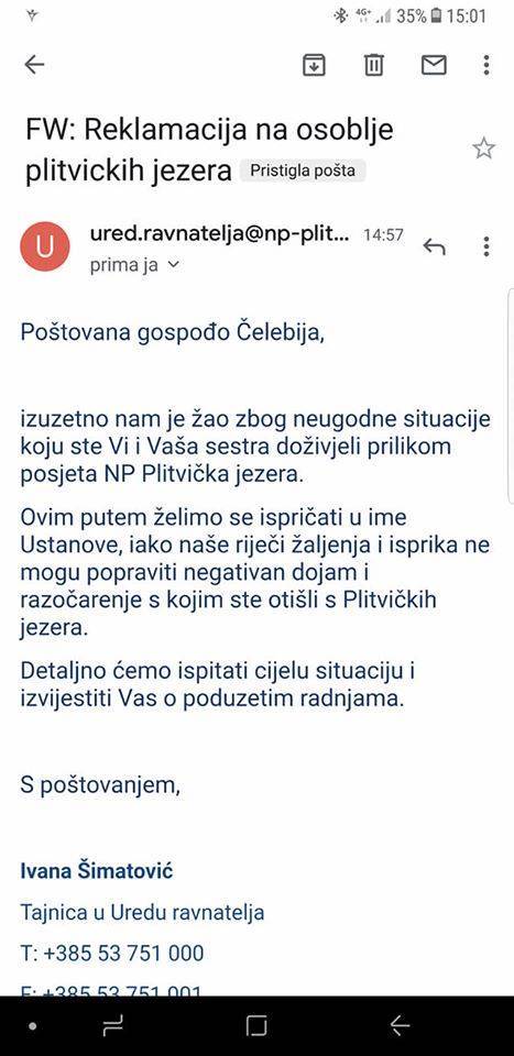 Slavonka Ivana rasistički napadnuta na Plitvičkim jezerima