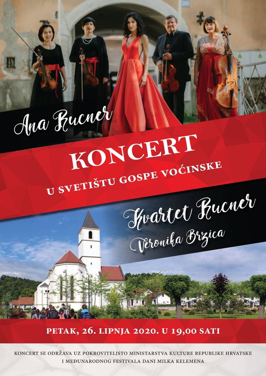 Ana Rucner 26. lipnja održava koncert u Voćinu