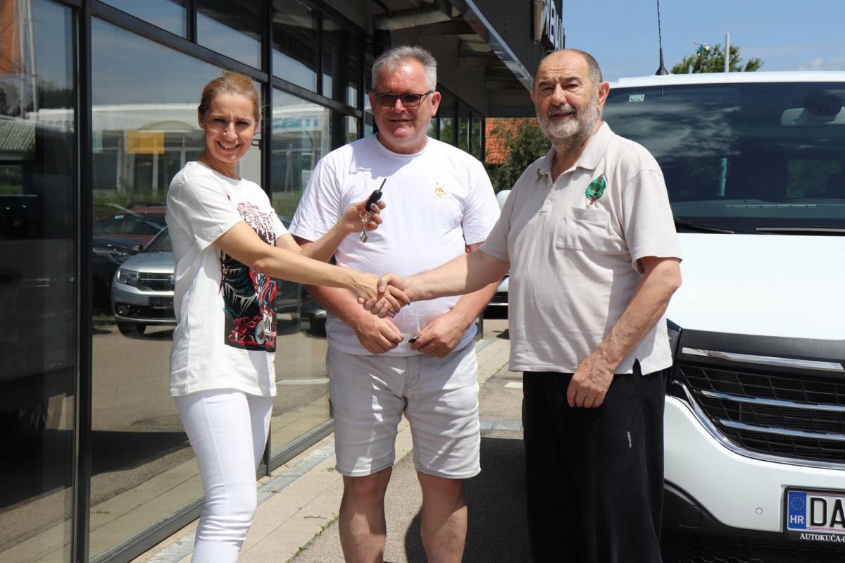 Novo putničko kombi vozilo za Udrugu branitelja Lipika 1991.u svrhu bolje provedbe projektnih aktivnosti