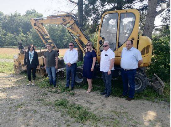 Započeli radovi na izgradnji nogostupa u Alilovcima