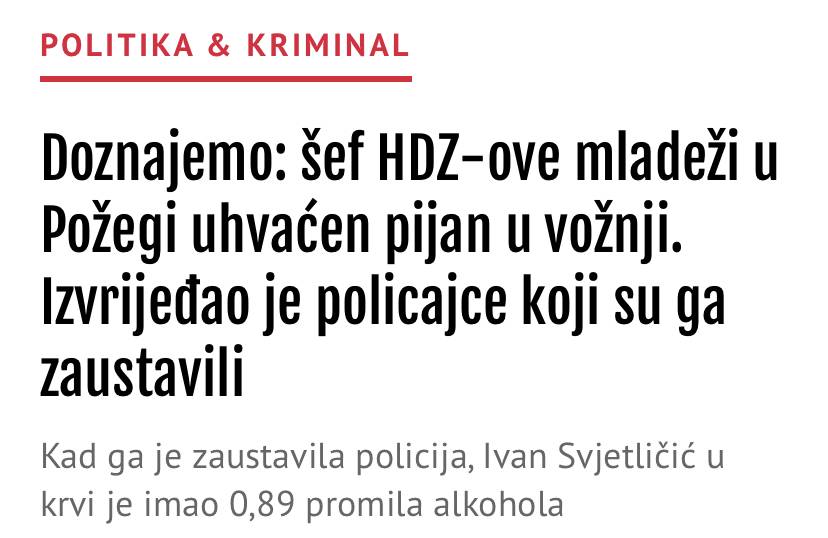 Požeška sačekuša... Danas on, sutra vi?