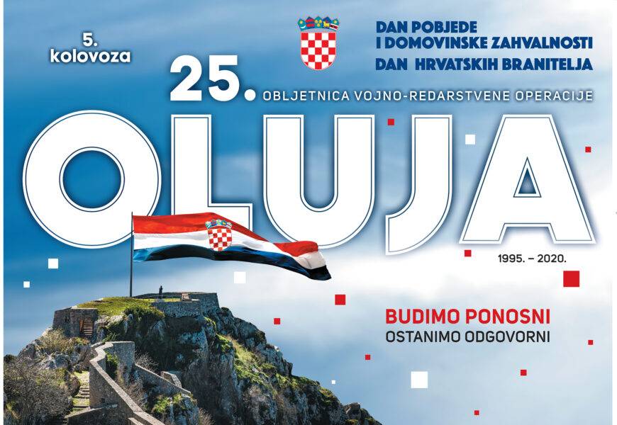 Ususret obilježavanju 25. obljetnice VRO Oluja - Hrvatska vojska omogućila je ostvarenje hrvatske samostalnosti, neovisnosti i slobode