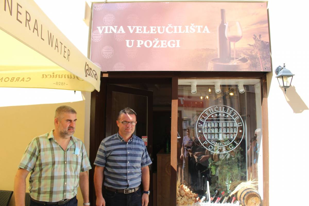 Nova prodavaonica vina u Cehovskoj ulici u Požegi nadmašila planirana očekivanja Veleučilišta 