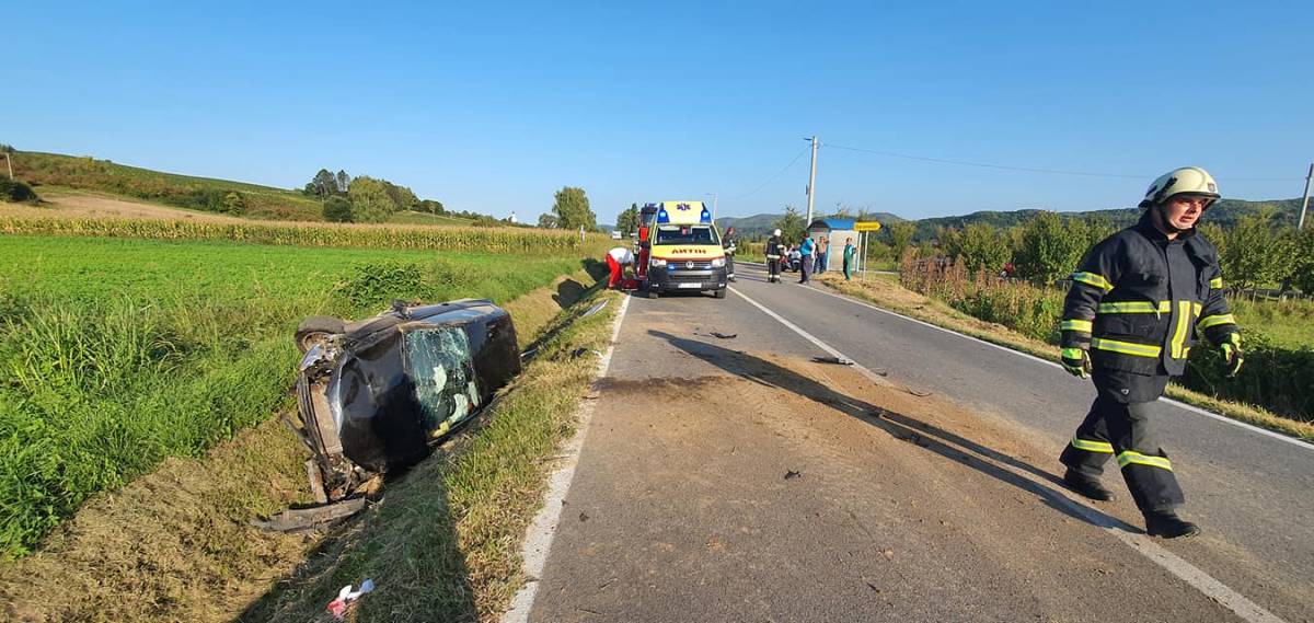 Teža prometna nesreća kod Daranovaca, dvije osobe završile u OŽB Požega