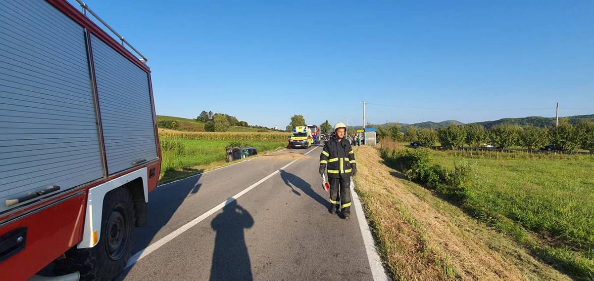 Teža prometna nesreća kod Daranovaca, dvije osobe završile u OŽB Požega