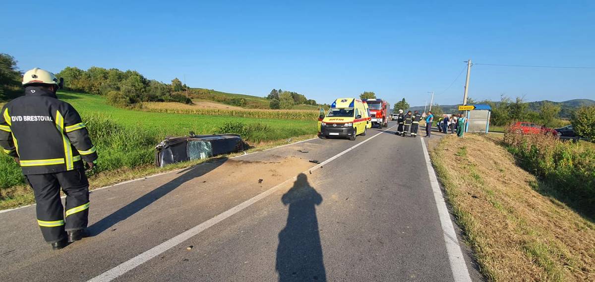 Teža prometna nesreća kod Daranovaca, dvije osobe završile u OŽB Požega