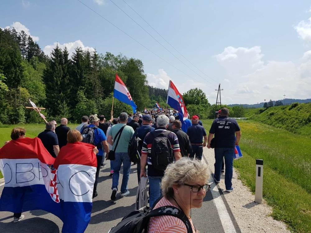 Članovi Hrvatskog domobrana Požega u posjeti Bleiburgu