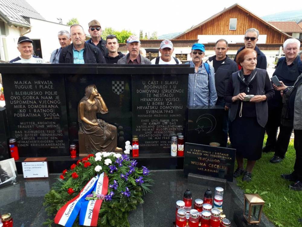 Članovi Hrvatskog domobrana Požega u posjeti Bleiburgu