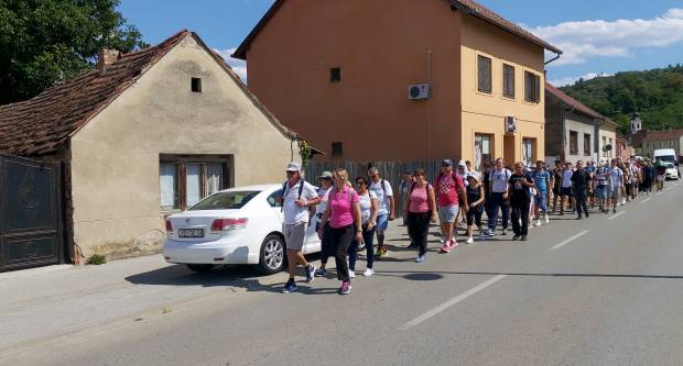 FOTO: Hodočasnici pješaci krenuli u Voćinsko svetište