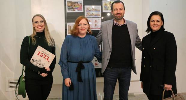 Otvorena izložba „Kronika hrvatske gluposti“ Nika Titanika Otvorena izložba „Kronika hrvatske gluposti“ Nika Titanika