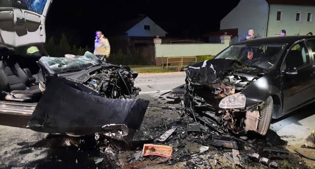Noćas u Oriovcu strašna prometna nesreća