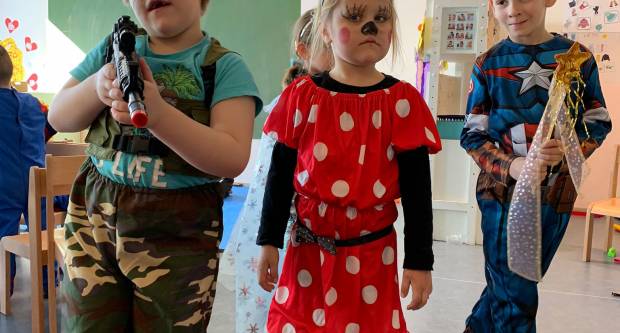 FOTO: Preslatki mališani iz kutjevačkog vrtića ʺGrozdićʺ obilježili maškare