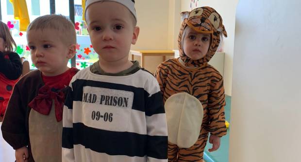 FOTO: Preslatki mališani iz kutjevačkog vrtića ʺGrozdićʺ obilježili maškare