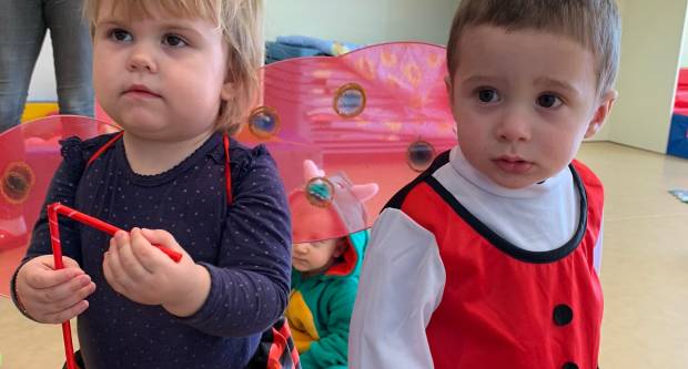 FOTO: Preslatki mališani iz kutjevačkog vrtića ʺGrozdićʺ obilježili maškare