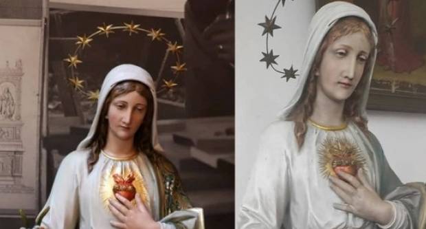 SIKIREVCI: Obnovljen kip Srca Marijina