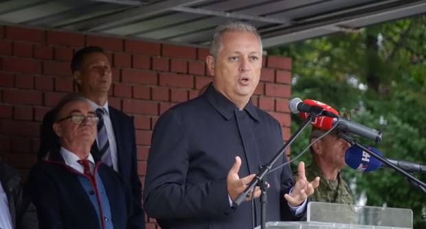 Svečani mimohod povodom 31. obljetnice oslobođenja Vojarne 123. brigade i Dana hrvatskih branitelja PSŽ