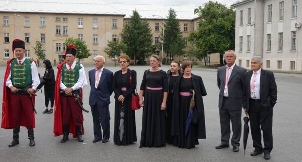 Svečani mimohod povodom 31. obljetnice oslobođenja Vojarne 123. brigade i Dana hrvatskih branitelja PSŽ