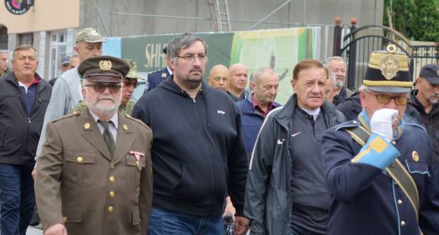 Svečani mimohod povodom 31. obljetnice oslobođenja Vojarne 123. brigade i Dana hrvatskih branitelja PSŽ