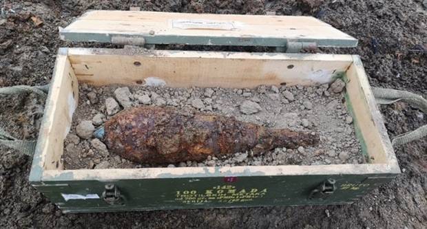 U ulici Bože Milanovića stroj iskopao minobacačku minu