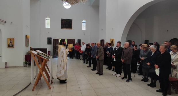Proslava Đurđevdana u pravoslavnom hramu sv. Georgija u Požegi