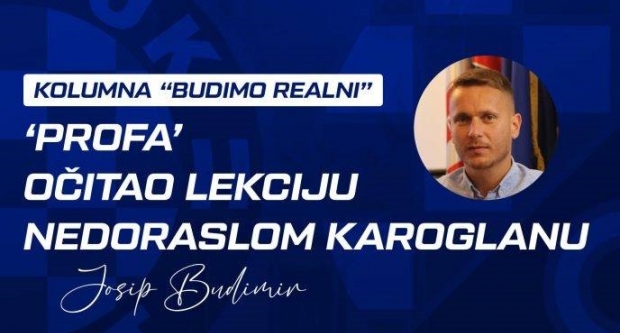 Josip Budimir: “Profa” očitao lekciju nedoraslom Karoglanu