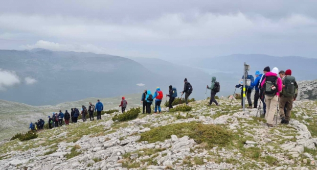 HPD Gojzerica na krovu Hrvatske, dinarskom vrhu Sinjal