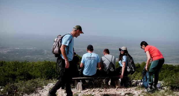 HPD Gojzerica na krovu Hrvatske, dinarskom vrhu Sinjal