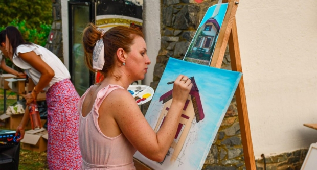 FOTO: Umjetnost, vino i zabava na vili Vinkomir u Kutjevu