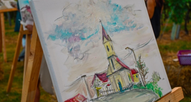 FOTO: Umjetnost, vino i zabava na vili Vinkomir u Kutjevu