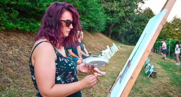 FOTO: Umjetnost, vino i zabava na vili Vinkomir u Kutjevu