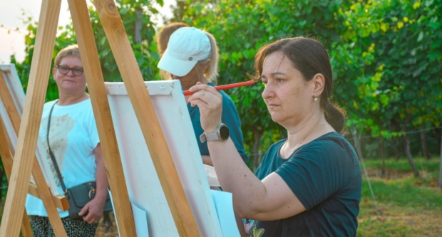FOTO: Umjetnost, vino i zabava na vili Vinkomir u Kutjevu