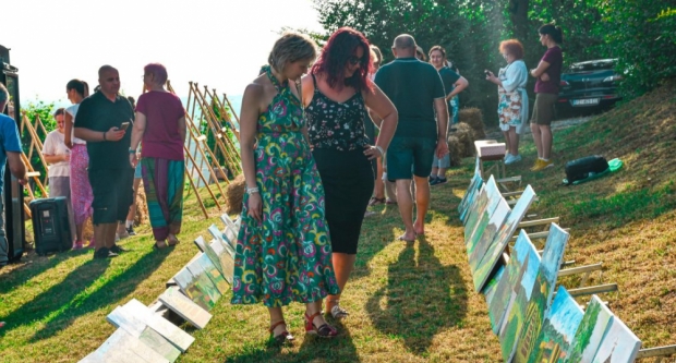FOTO: Umjetnost, vino i zabava na vili Vinkomir u Kutjevu