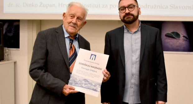 Svečana godišnja skupština Povijesnoga društva Požega: Georgije Diklić primio je Godišnju nagradu 