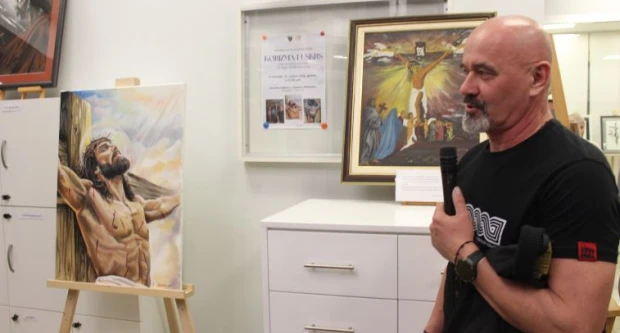 Otvorena izložba slika hrvatskog branitelja Drage Matoševića „Korizma i Uskrs“