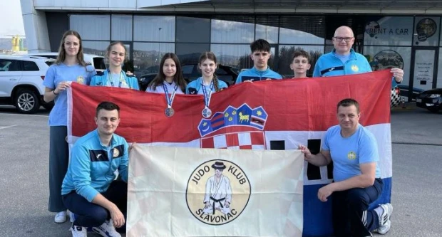 JUDO KLUB SLAVONAC:  Dvije medalje na Europskom kupu mladih nada u Sarajevu