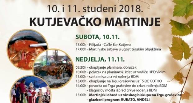 Dođite na manifestaciju ʺMartinje u Kutjevuʺ, danas 3. Fišijada, a sutra blagoslov mošta Dođite na manifestaciju ʺMartinje u Kutjevuʺ, danas 3. Fišijada, a sutra blagoslov mošta