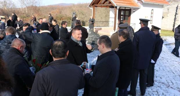 Polaganje vijenaca povodom 27. godišnjice oslobađanja zloglasnog uporišta u Bučju 26.12.2018.