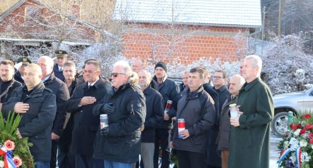 Polaganje vijenaca povodom 27. godišnjice oslobađanja zloglasnog uporišta u Bučju 26.12.2018.