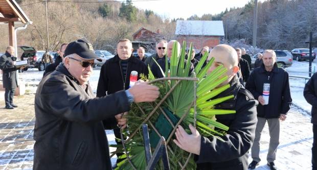 Polaganje vijenaca povodom 27. godišnjice oslobađanja zloglasnog uporišta u Bučju 26.12.2018.