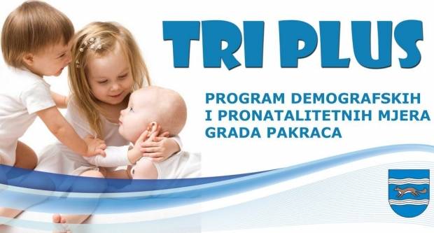 U program ʺTri plusʺ Grada Pakraca uključeno 70 obitelji U program ʺTri plusʺ Grada Pakraca uključeno 70 obitelji