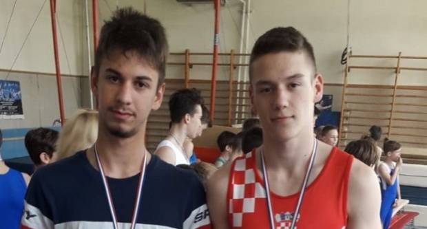 Požežani Jan Letić i Filip Križanac osvojili prvo i drugo mjesto na Kupu Hrvatske u gimnastici