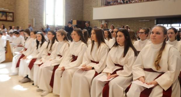 Primanje Svete Potvrde u crkvi sv. Leopolda Mandića u Požegi 26.5.2019.